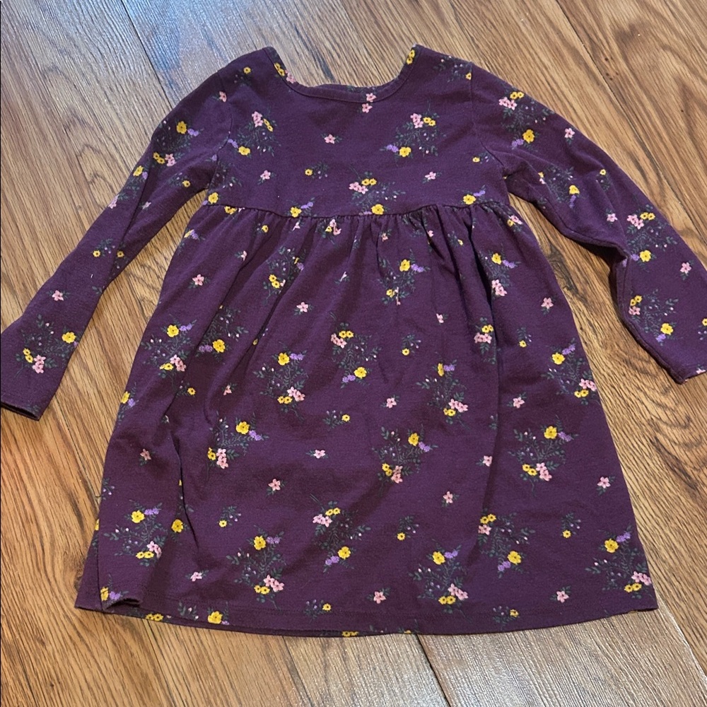 Wonder Nation Purple Floral Dress